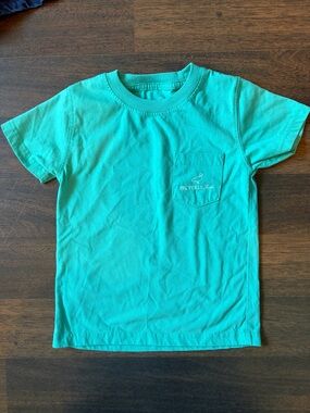 Properly Tucked Kids' Teal Short-Sleeve Pocket Tee
